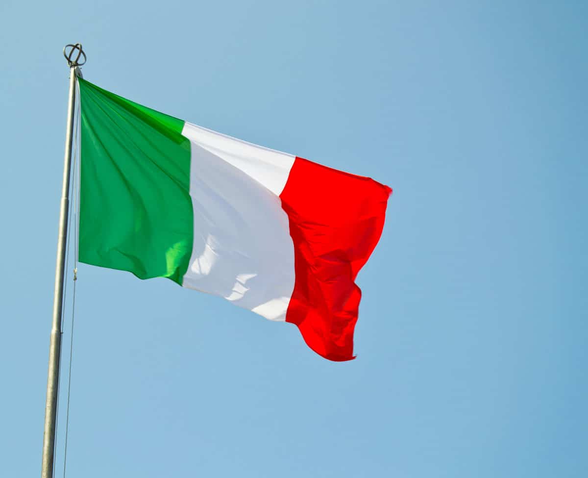 Drapeau de l'Italie