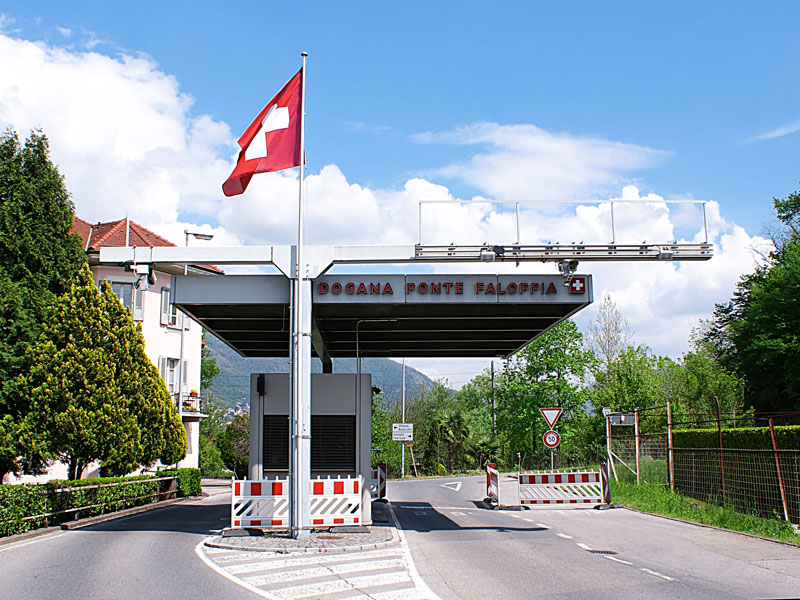 Une douane suisse 