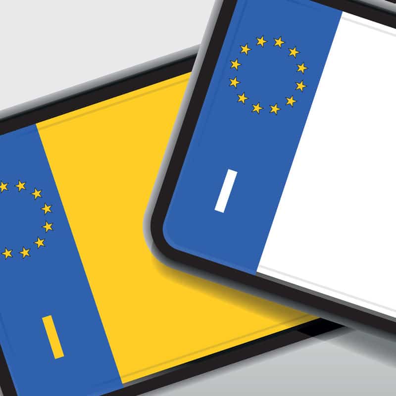 modèles de plaques italiennes