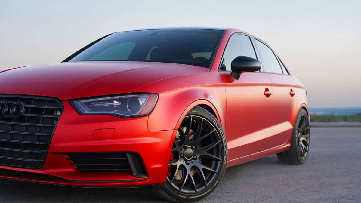 Modèle Audi exposé