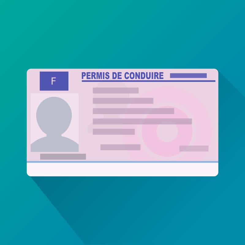 Zoom sur un permis de conduire