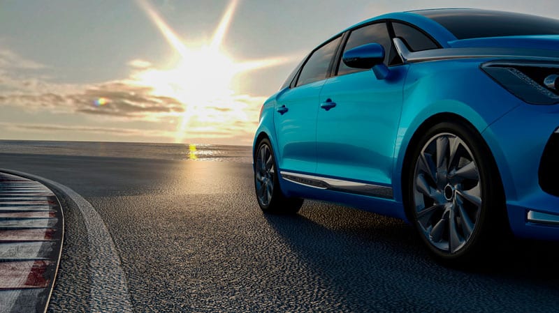 Zoom sur une voiture 